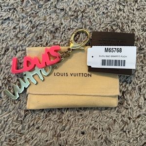 Louis Vuitton Graffiti Keychain